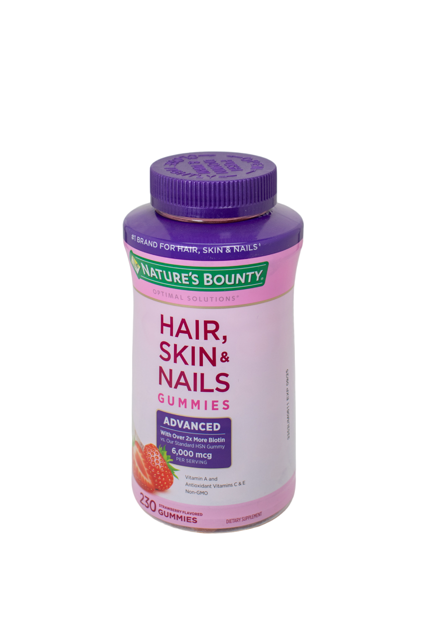 Gomitas Nature's Bounty Vitaminas para Cabello, Piel y Uñas 230 gummies