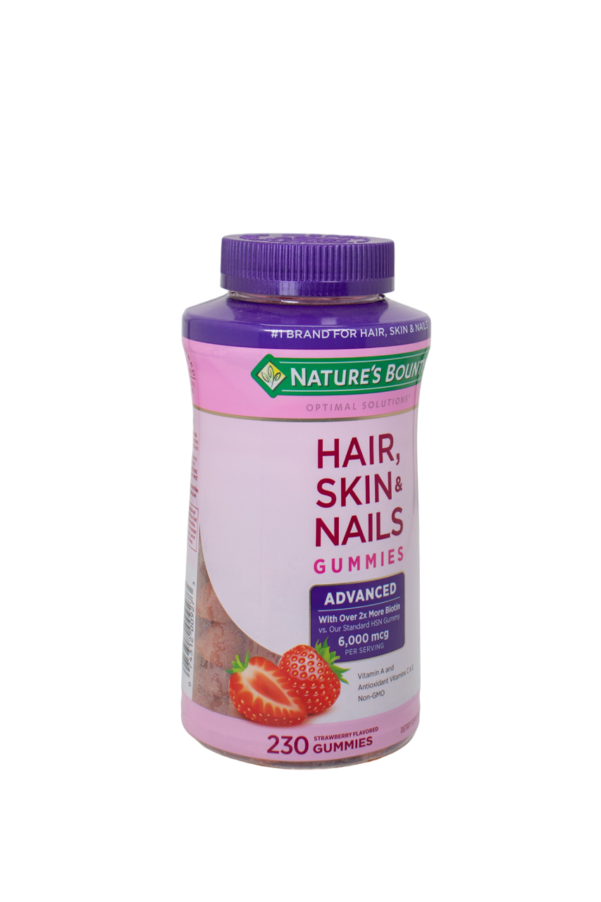 Gomitas Nature's Bounty Vitaminas para Cabello, Piel y Uñas 230 gummies